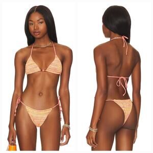 VDM Lunar Reversible Bikini Top in Sunrise